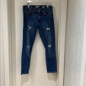 banana Republic skinny distressed denim